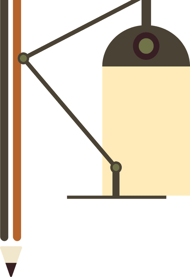 pensil & lampu